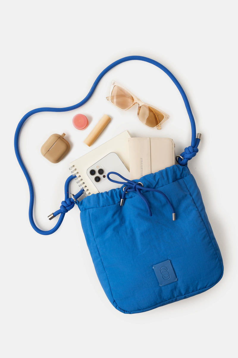 Blue Interchangeable Strap Bag